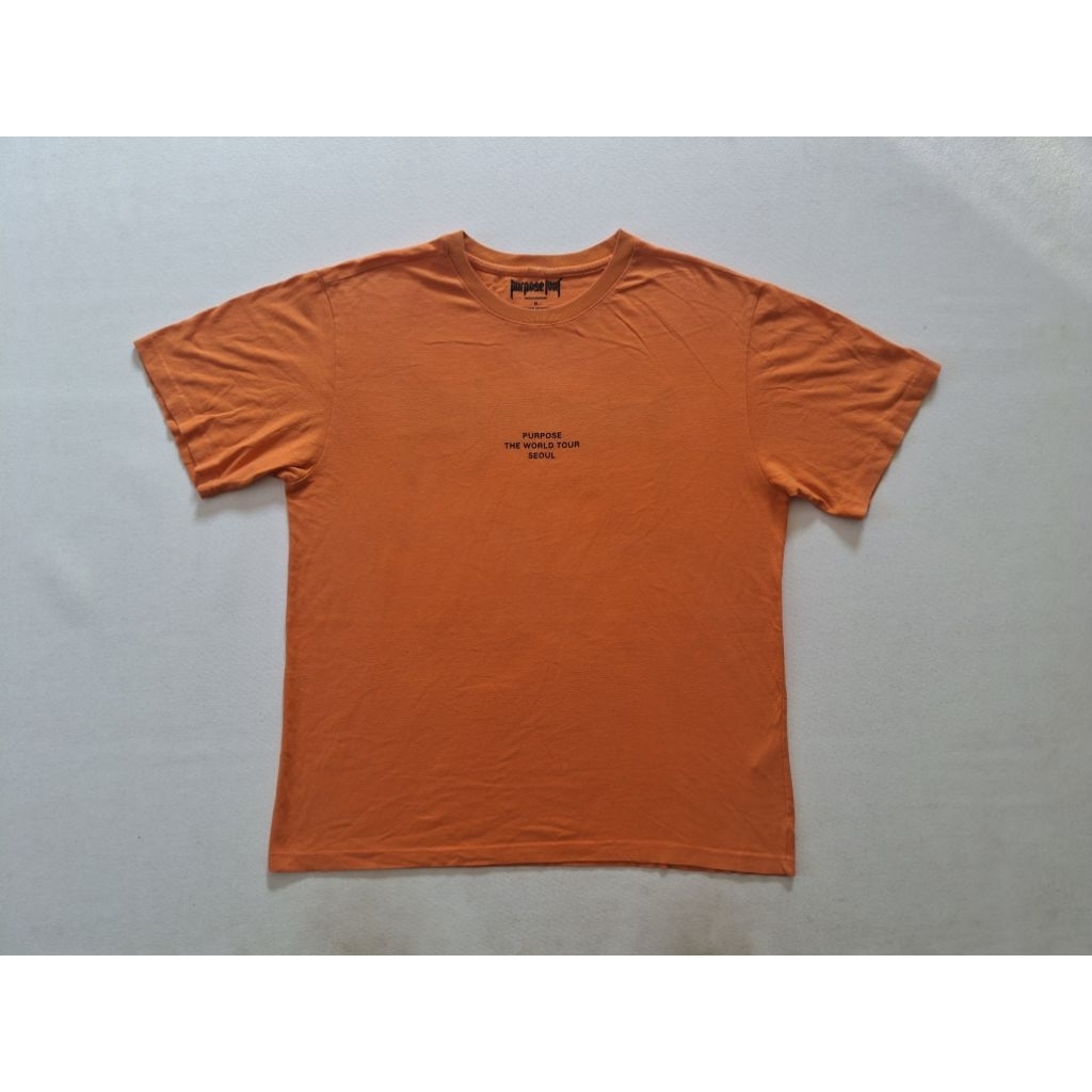TSHIRT KAOS PURPOSE TOUR SEOUL 2017 JUSTIN BIEBER ORIGINAL 100%