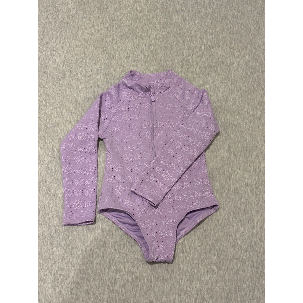 swimsuit baby cotton on | baju renang onesie baby ungu preloved