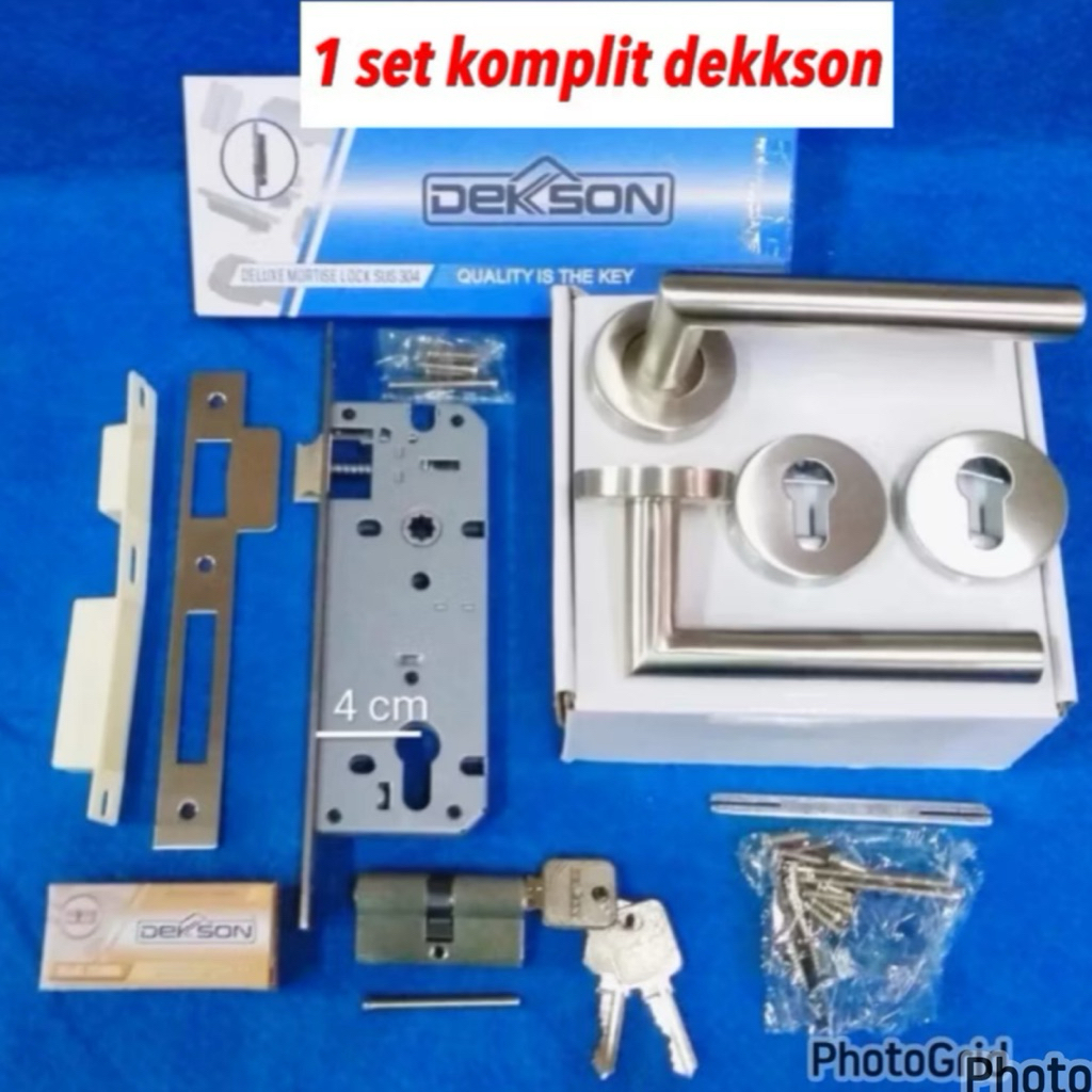 dekkson kunci pintu model pisah handle pintu pisah Roses dekkson sus 304 KUNCI PINTU DEKKSON HANDLE 