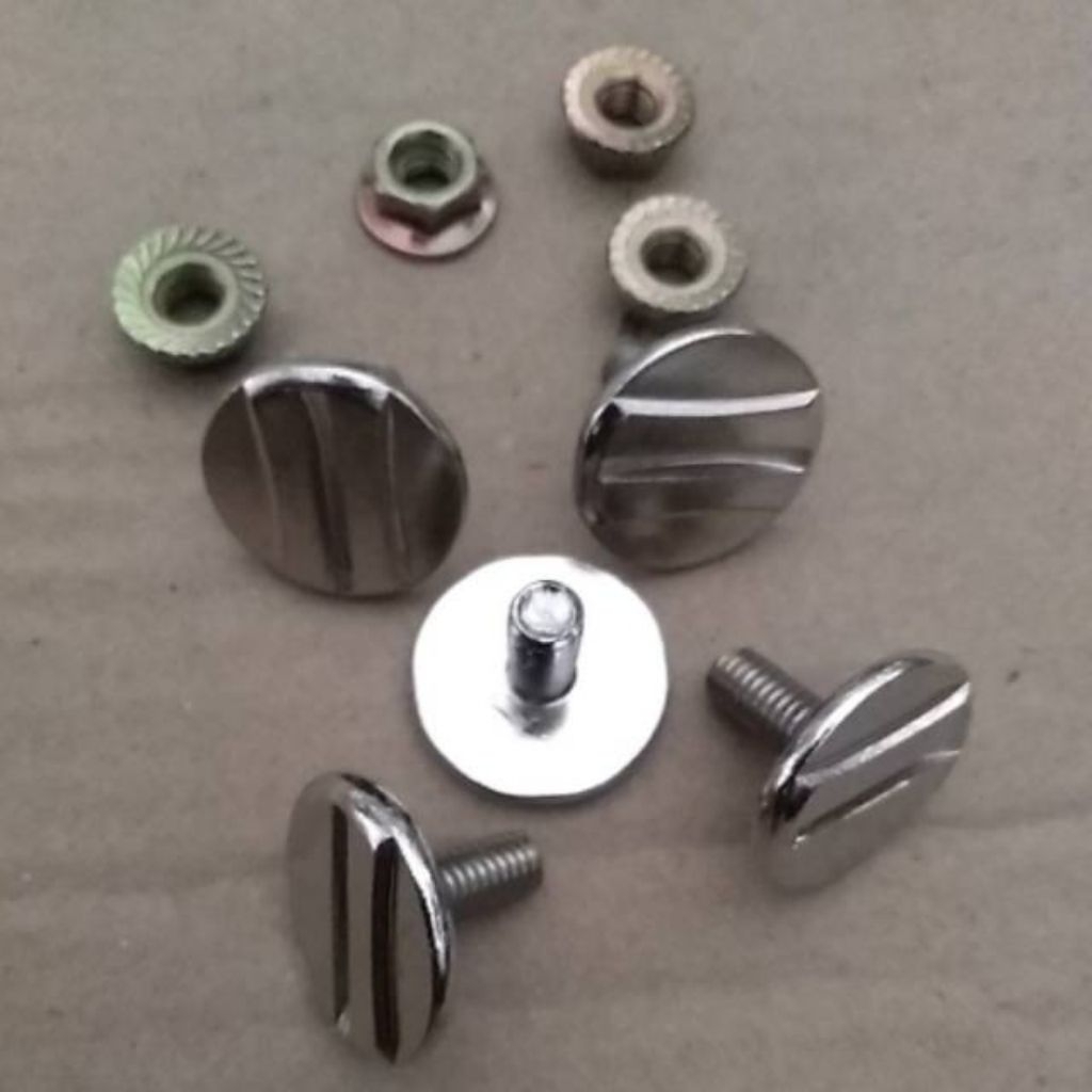 BAUT DAN MUR BAUT MUR helm CX baut untuk helm dewas model cnx cx t22