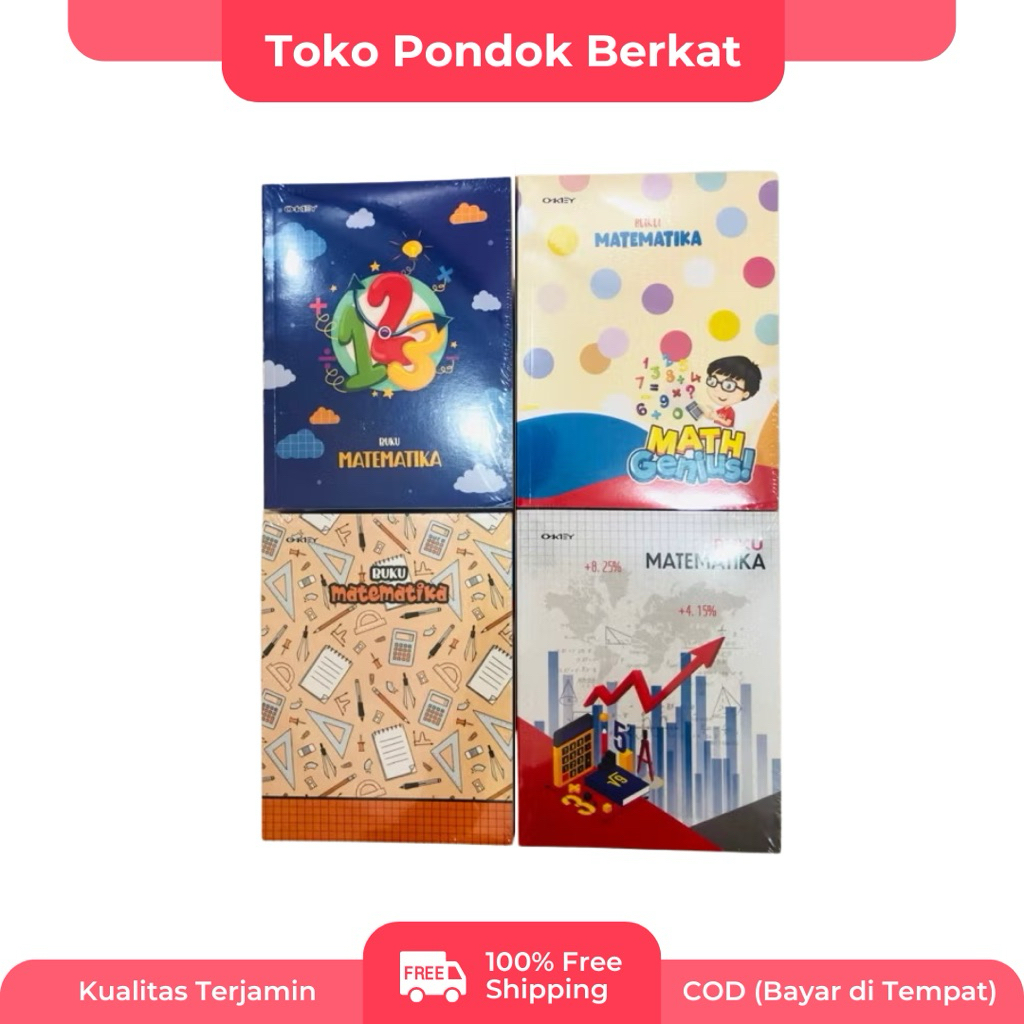 

Okey Buku Tulis Matematika 98 Lembar Eceran – Tebal & Rapi untuk Tugas Sekolah Harian
