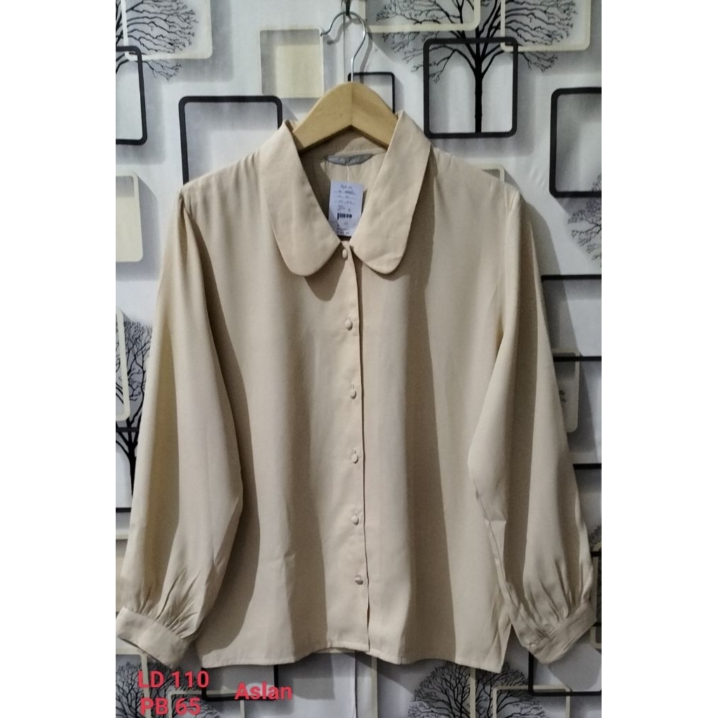 Kemeja - blouse polos / jumbo /American Eagle/ Axes femme