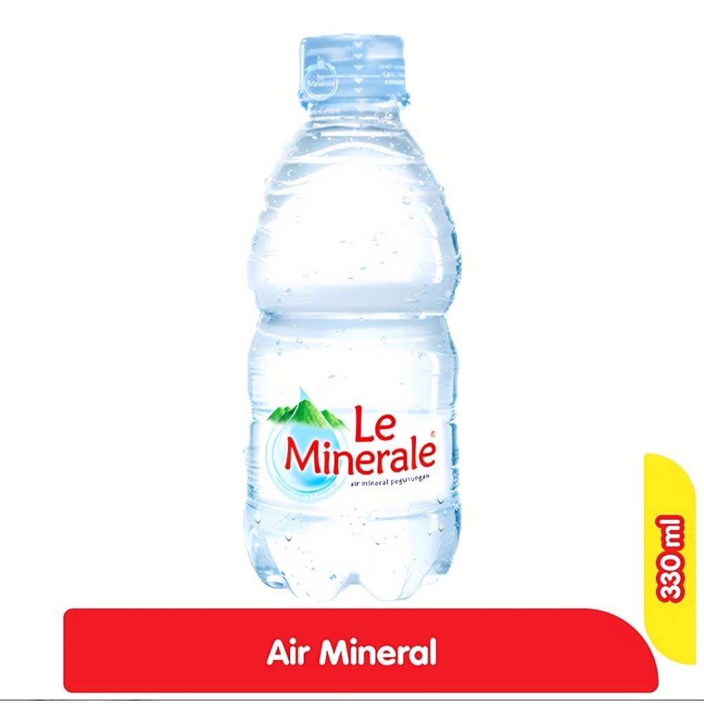 

Air Mineral Merek AQUA 330ml/Le Minerale 330ml (24 Botol)