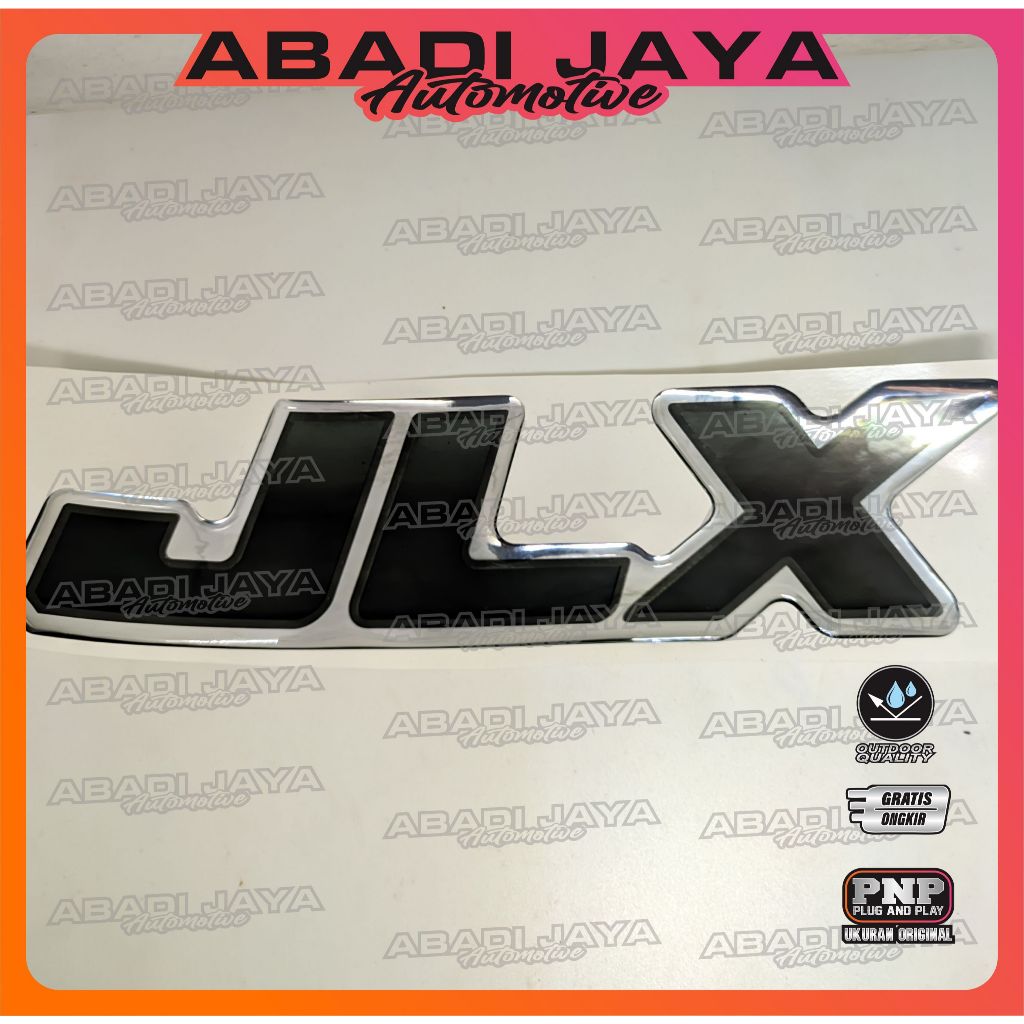 Emblem Timbul JLX Suzuki Vitara Escudo / Emblem Bagasi JLX Suzuki Vitara Escudo