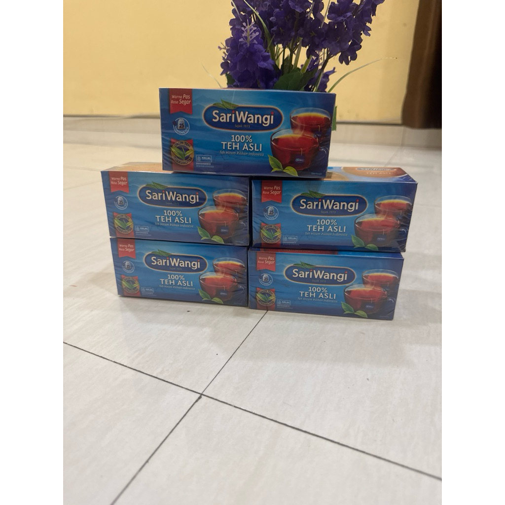 

teh sariwangi kotak lebih hemat beli 4 gratis 1