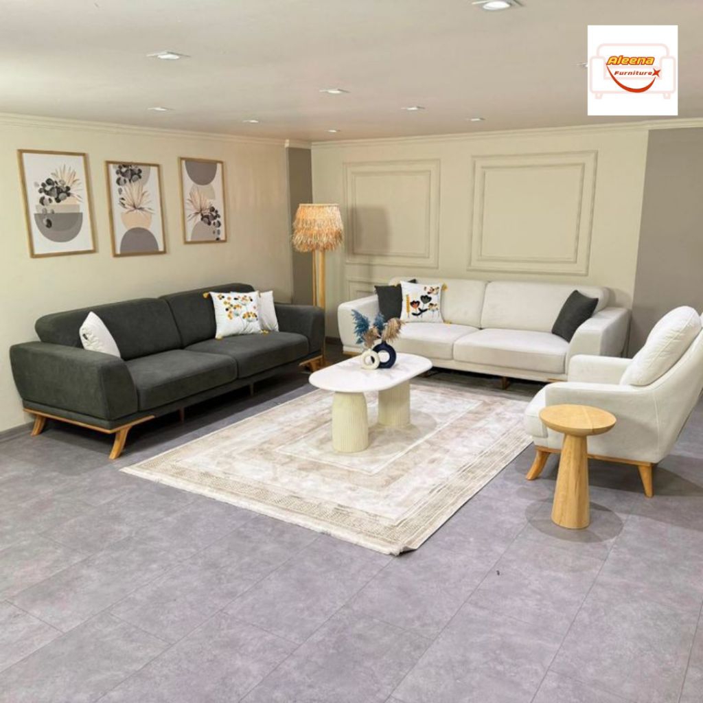 IDEA - Sofa Retro Ruang Keluarga 321 Seater Aesthetic Simple