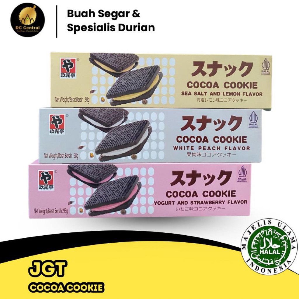 

JGT Biskuit COCOA COOKIE 98g All Varian