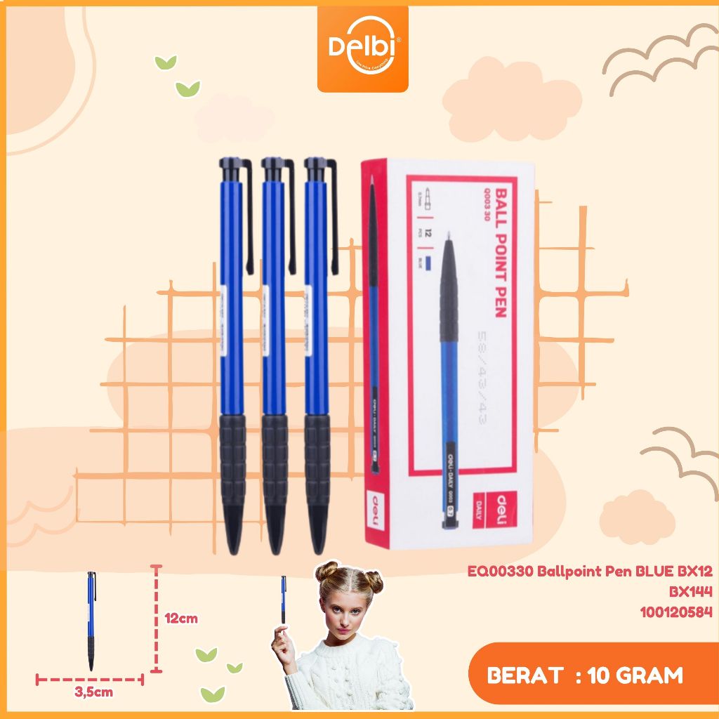 

EQ00330 Ballpoint Pen BLUE
