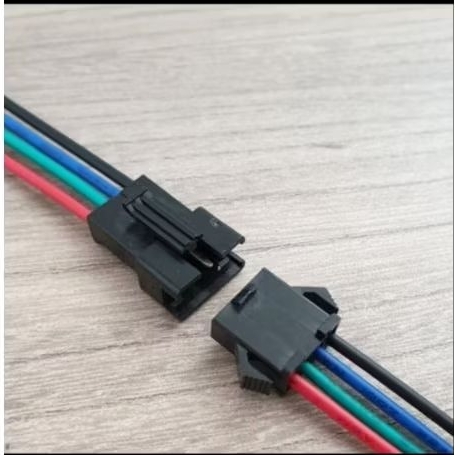 Socket kabel SM4 DC male female soket SM 4 pin sambungan kabel RC mobil robot