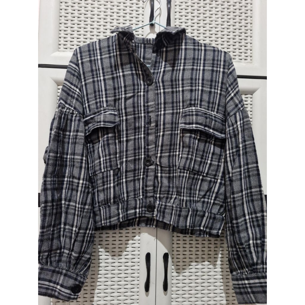 kemeja flanel/blazer flanel
