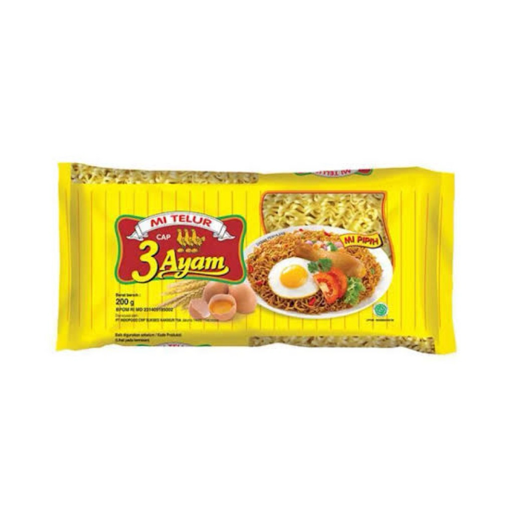 

mie telor 3 ayam kuning