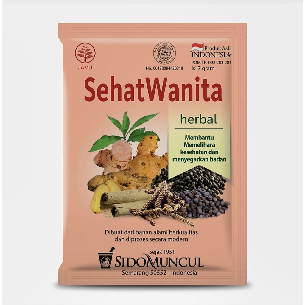 

Sehat wanita Sidomuncul 10 Sachet