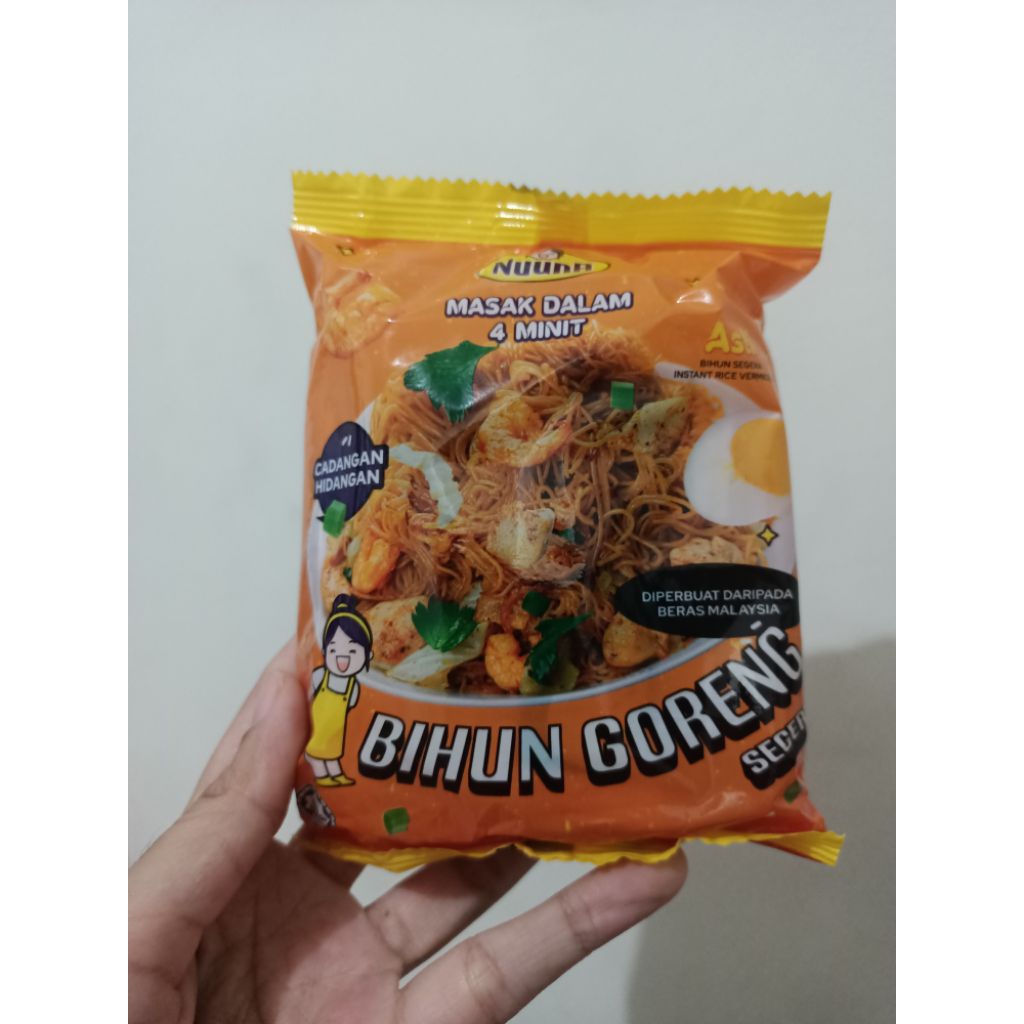 

NUUNA BIHUN GORENG ORIGINAL/NASI LEMAK/KEJU MELETUP (1PCS)