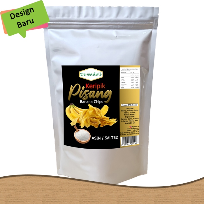 

(degados) De Gado's - Keripik Pisang Asin 80gr