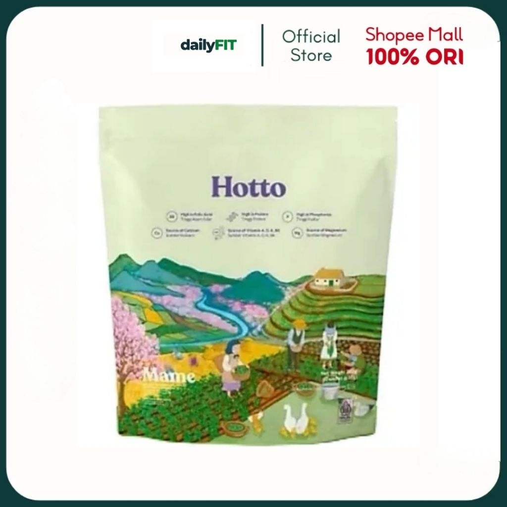 

Hotto Mame Multigrain Edamame Superfood Original - 1 Pouch (12 Sachet) Hotto Mame
