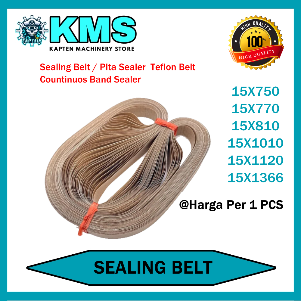 Teflon Pita Sealer Sparepart Mesin Continous Band Sealer