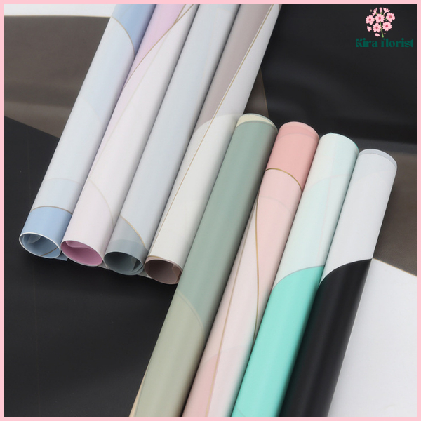 

Kertas Buket Bunga Motif Nosha Magnetic Line Cellophane Paper Wrapping Flower Florist KB6063
