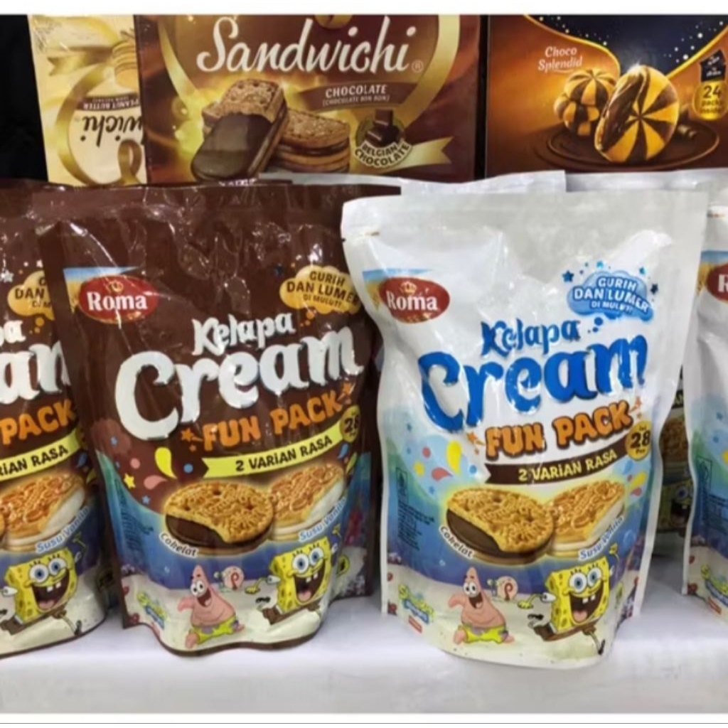 

ROMA KELAPA CREAM FUN PACK POUCH 278g