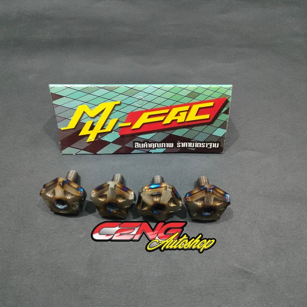 baut head burn titanium Thailand Baut Head Titanium Revo Absolute dan Beat Karbu Original Mu-Factory