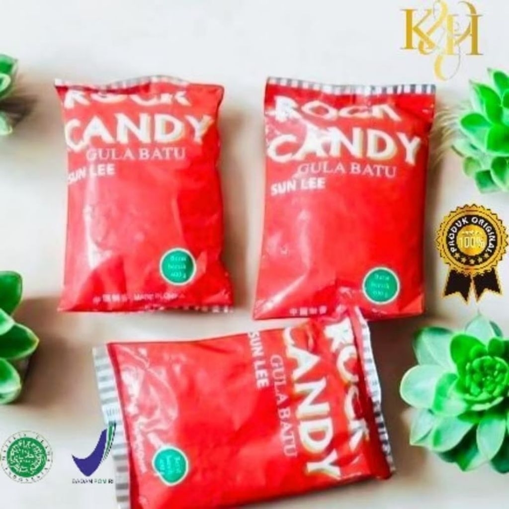 

♥️K&H♥️Gula Batu Import Sun Lee Rock Candy ,Gula Batu Untuk Kesehatan 400 gr BPOM Original