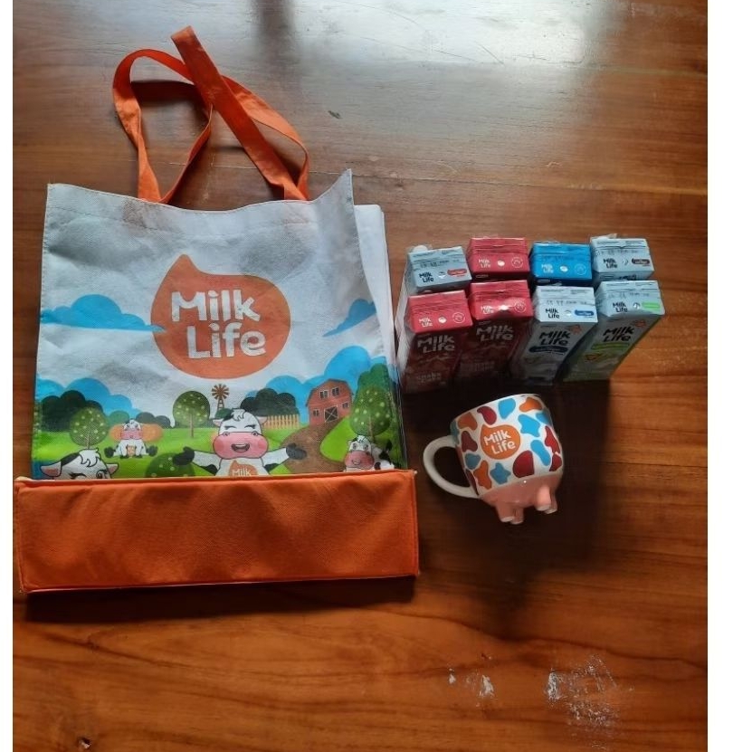 

PAKET BUNDLING MILK LIFE FREE TOTEBAG DAN MUG PRJ 2025
