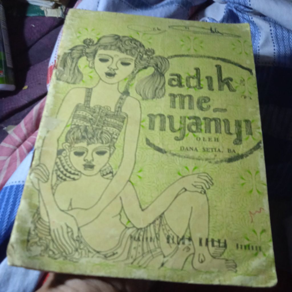 buku adik menyanyi, Lagu lagu lawas zaman dahulu, buku original jadul