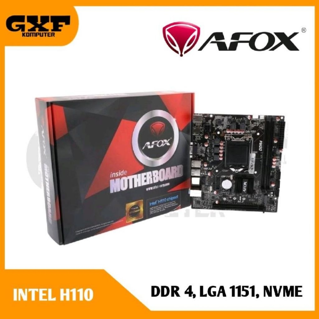 Motherboard AFOX H110 LGA 1151 NVME