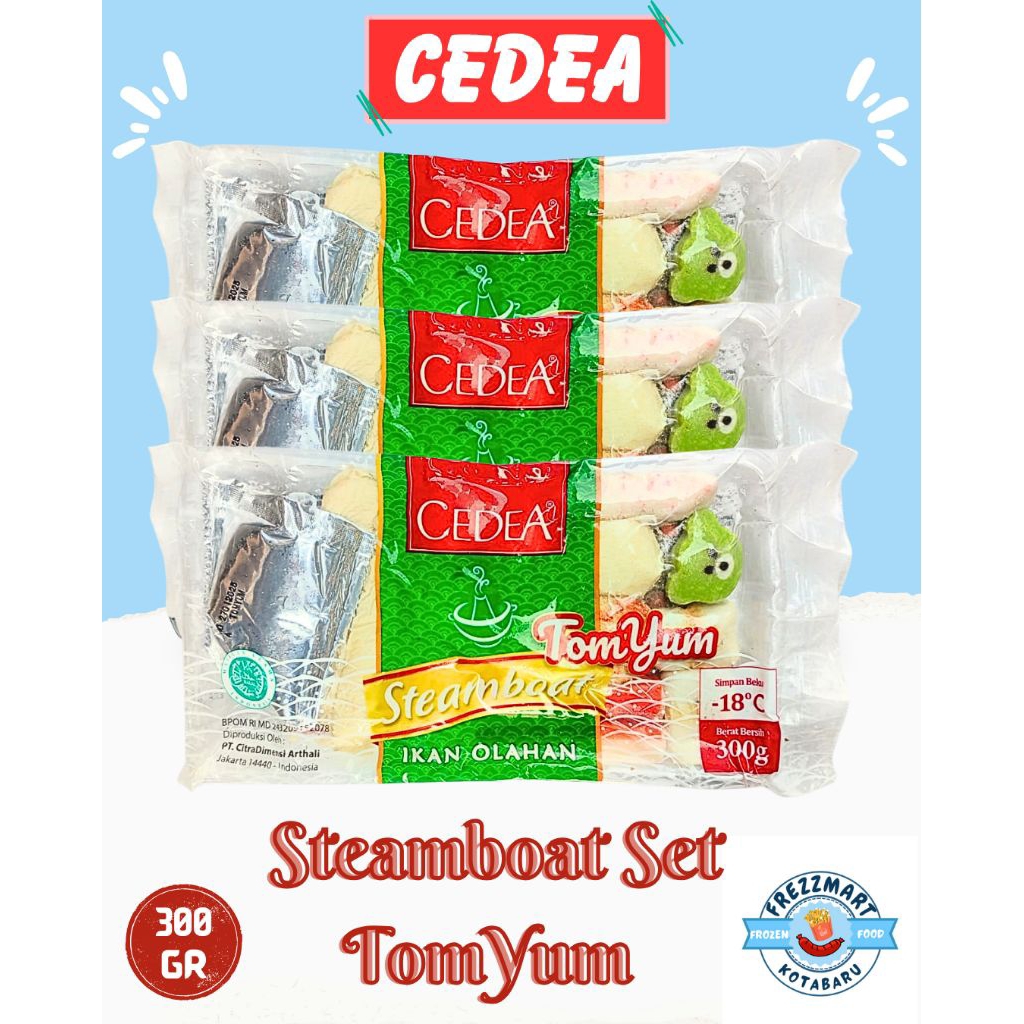 

Cedea Steamboat Set TomYum 300 Gr Instant Hotpot Frezzmart Kotabaru