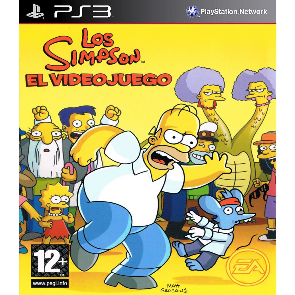 KASET GAME PS3 PKG THE SIMPSONS GAME