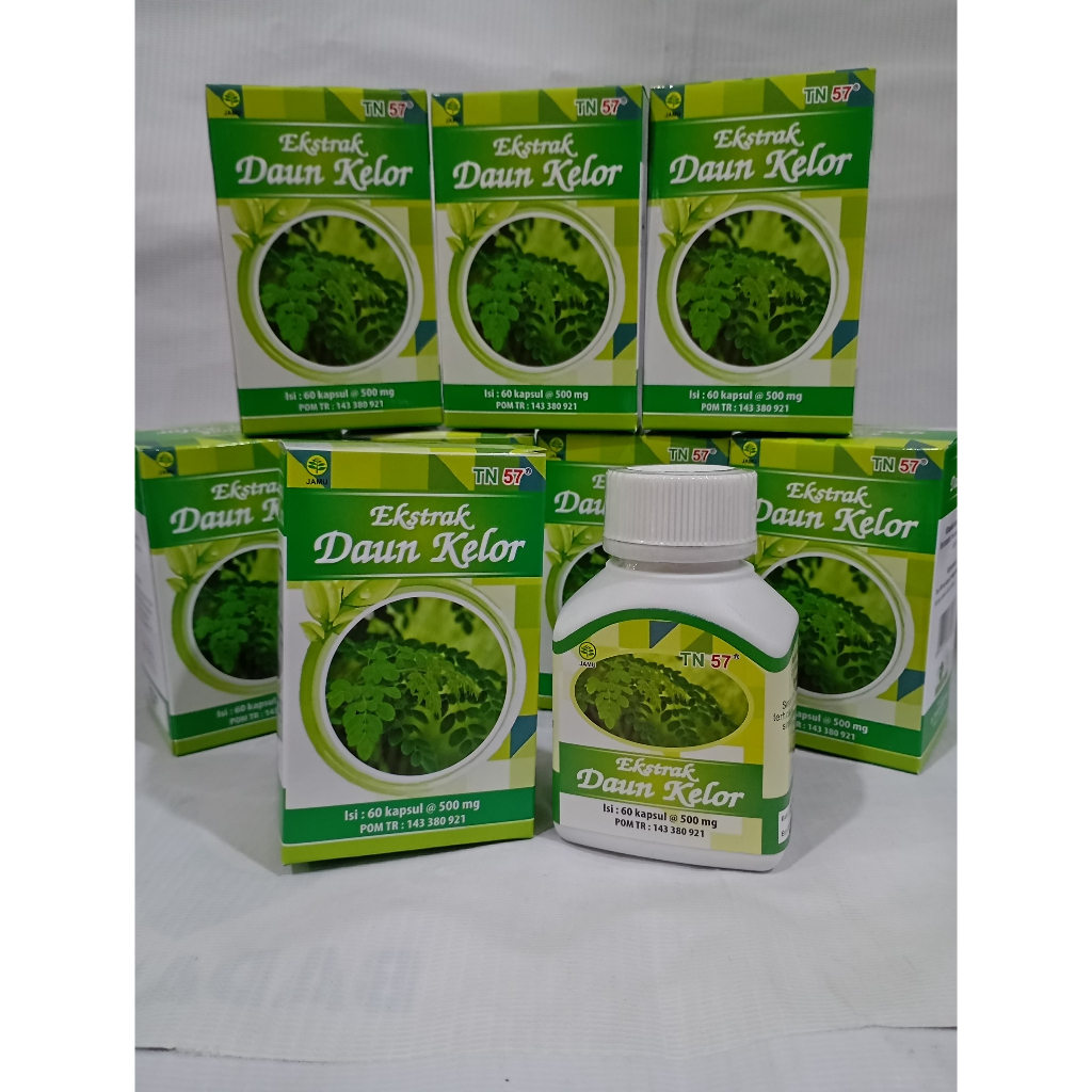 Kapsul Ekstrak Daun Kelor 60 kapsul TN57 / Kapsul Daun kelor Toga Nusantara