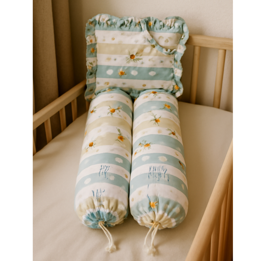 (Sarung Saja) Bantal Guling Tidur Peyang set isi 1 bantal dan 2 guling - Perlengkapan Bayi - Bantal 