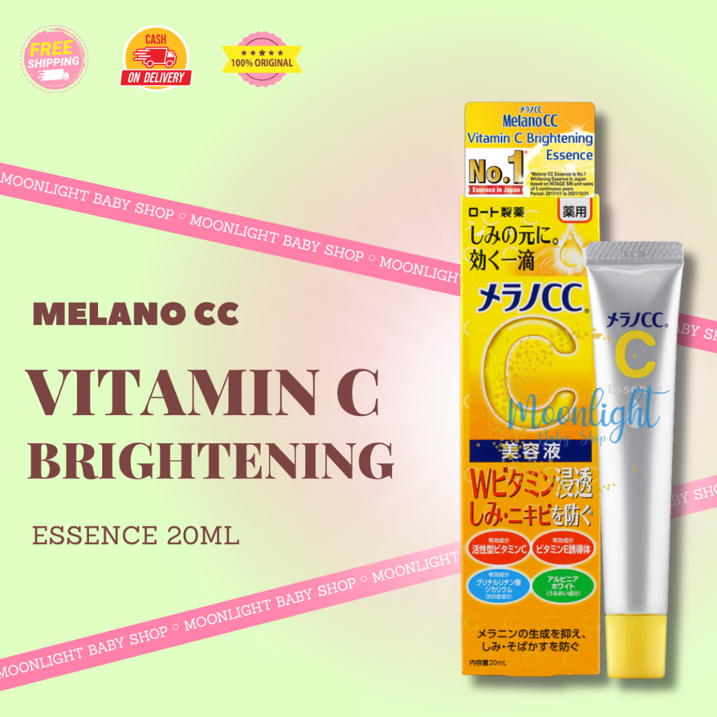 Melano CC Vitamin C Brightening Essence 20ml - Mencerahkan & Memutihkan Kulit