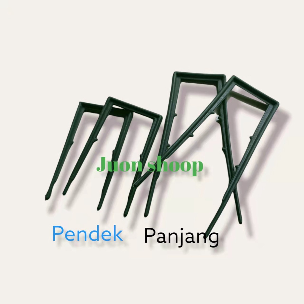 Pasak Plastik Mulsa/Penjepit Mulsa/Tusuk Mulsa/Tusuk Jepit Bedengan Tanah berat 1 kg