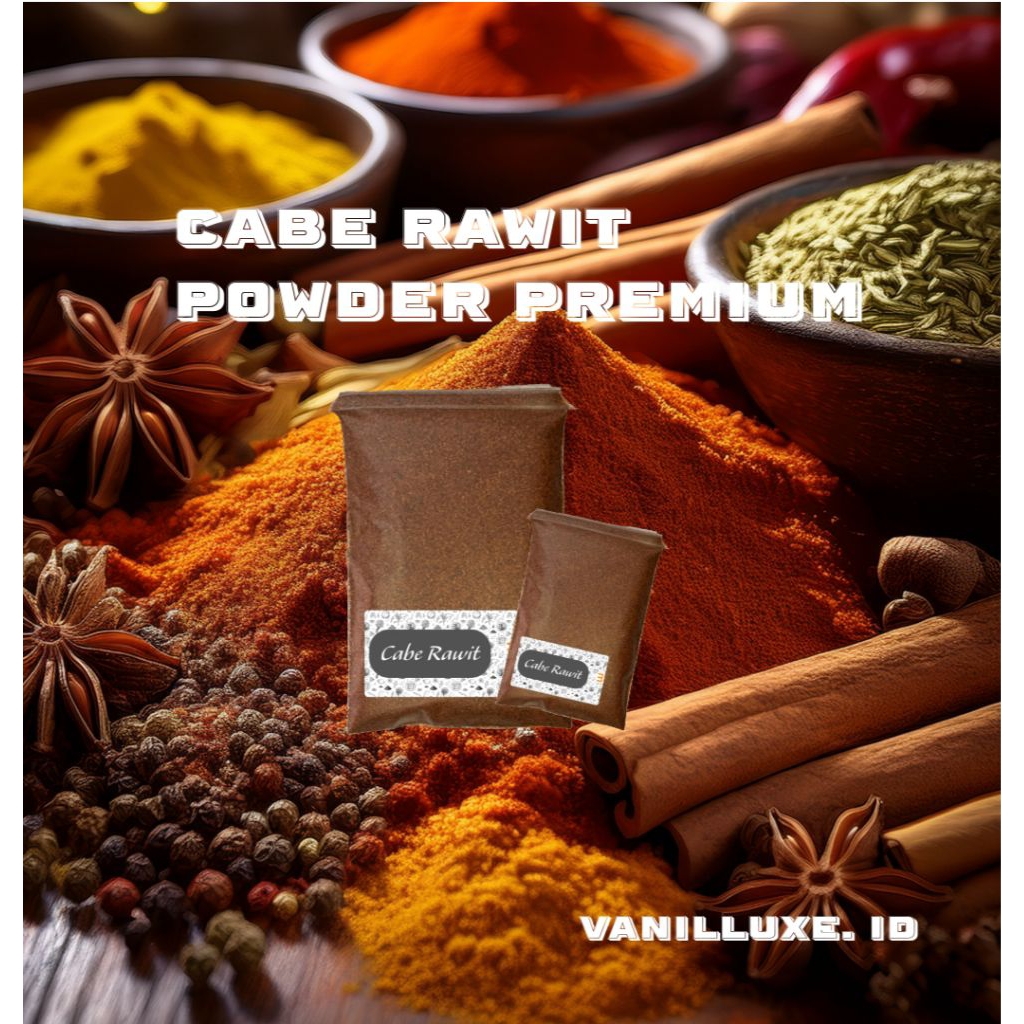 

Cabe Rawit Powder Premiun 100%halal