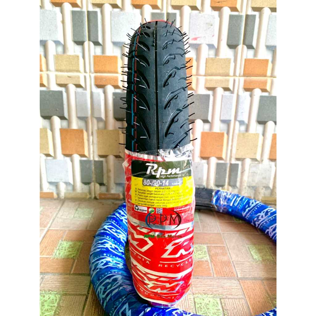 ban rpm tubles 80/90-14 ring 14 untuk ban motor metic