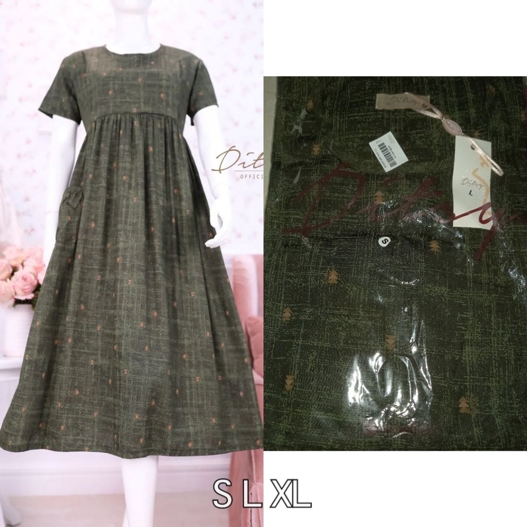 DITSY NIGHTGOWN DRESS DITSY MOSLEM By Ditsy Official