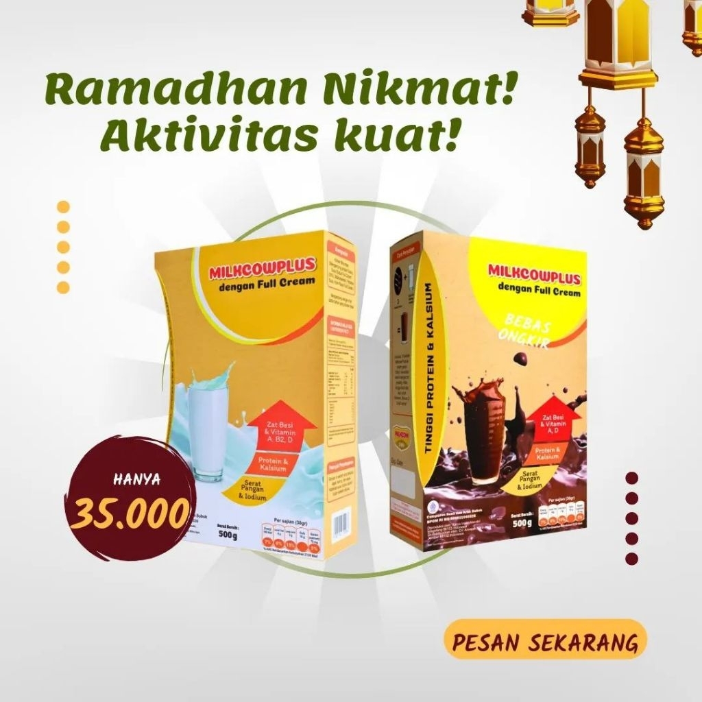 

PAKET GEMUK TINGGI MILKCOWPLES
