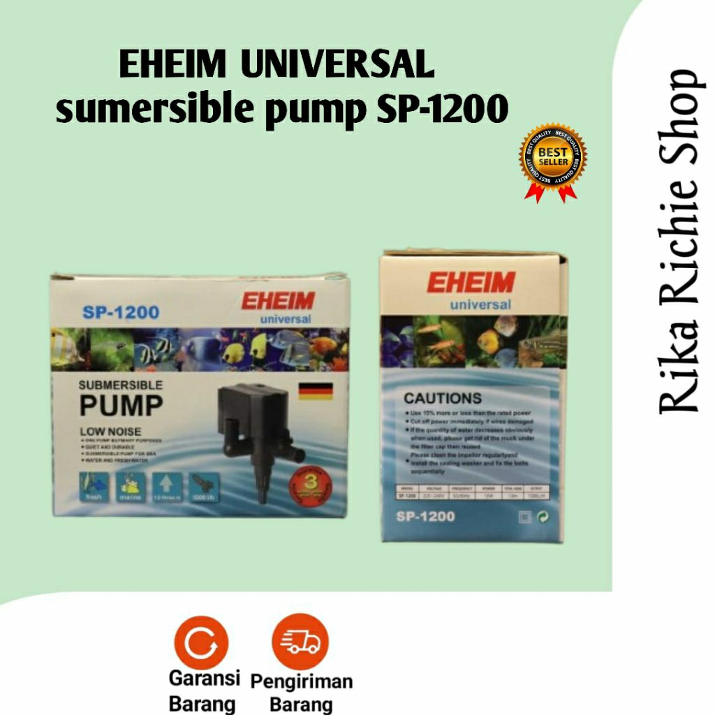 Eheim Sp 1200 Pompa Kolam Aquarium Submersible Pump Universal