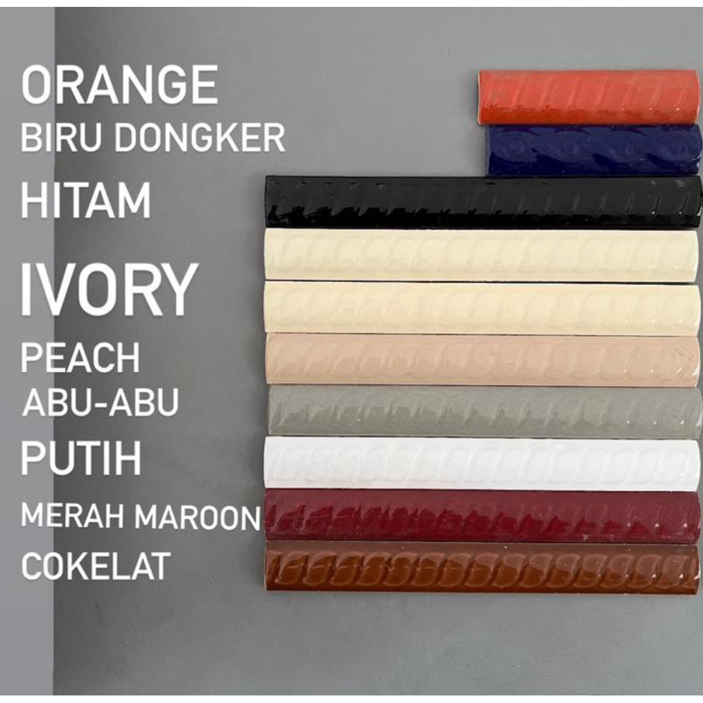 LIS KERAMIK MURAH 20 CM dan 10 CM / KUKU MACAN KERAMIK