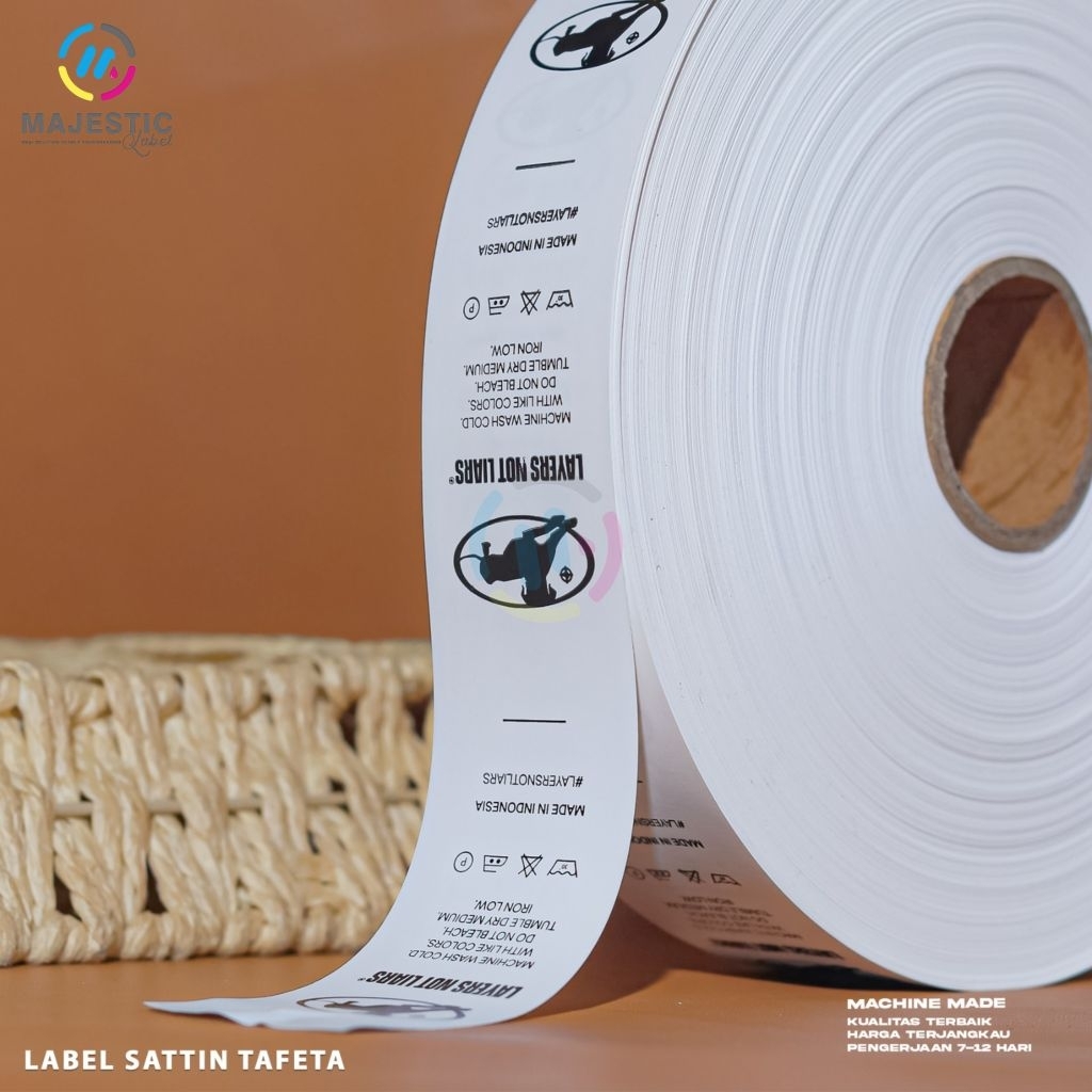 

label washing/label tafeta/label care wash/printing washing/label kaos/label distro