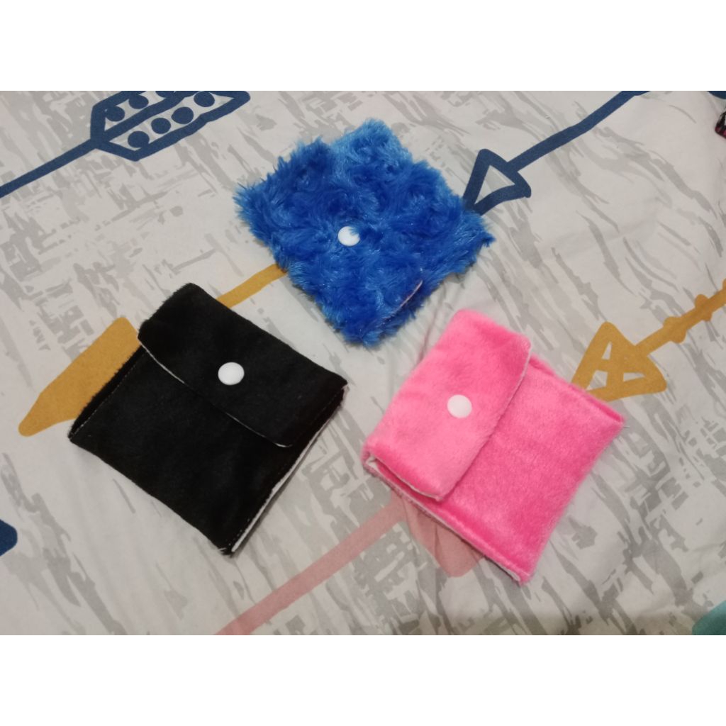 souvenir dompet mini bulu / dompet koin