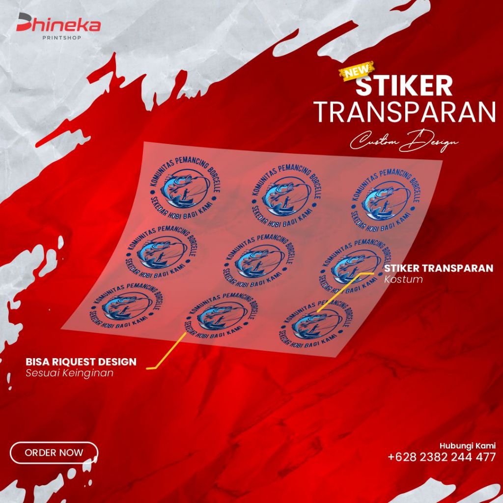

STIKER TRANSPARANT/CUSTOM/TERMURAR\H