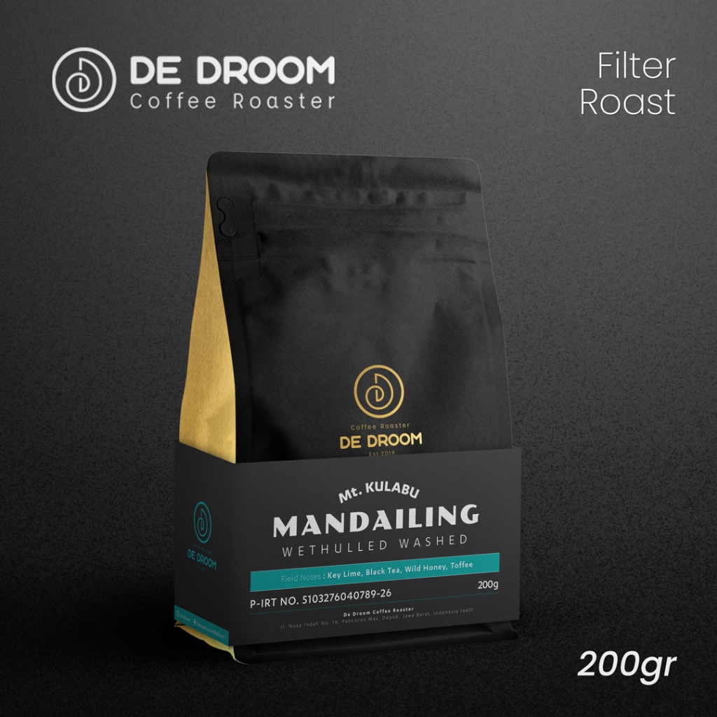 

De Droom - Arabica Sumatera Mandailing Wethulled Washed - Biji Kopi Filter Manual Brew