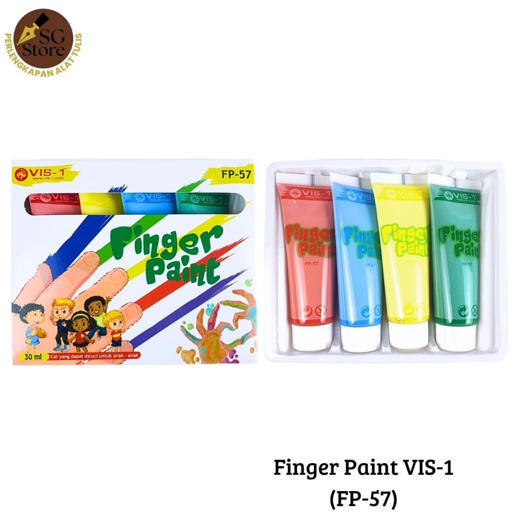 

VIS-1 - Finger Paint FC-57 / Cat Tangan / Washable Paint