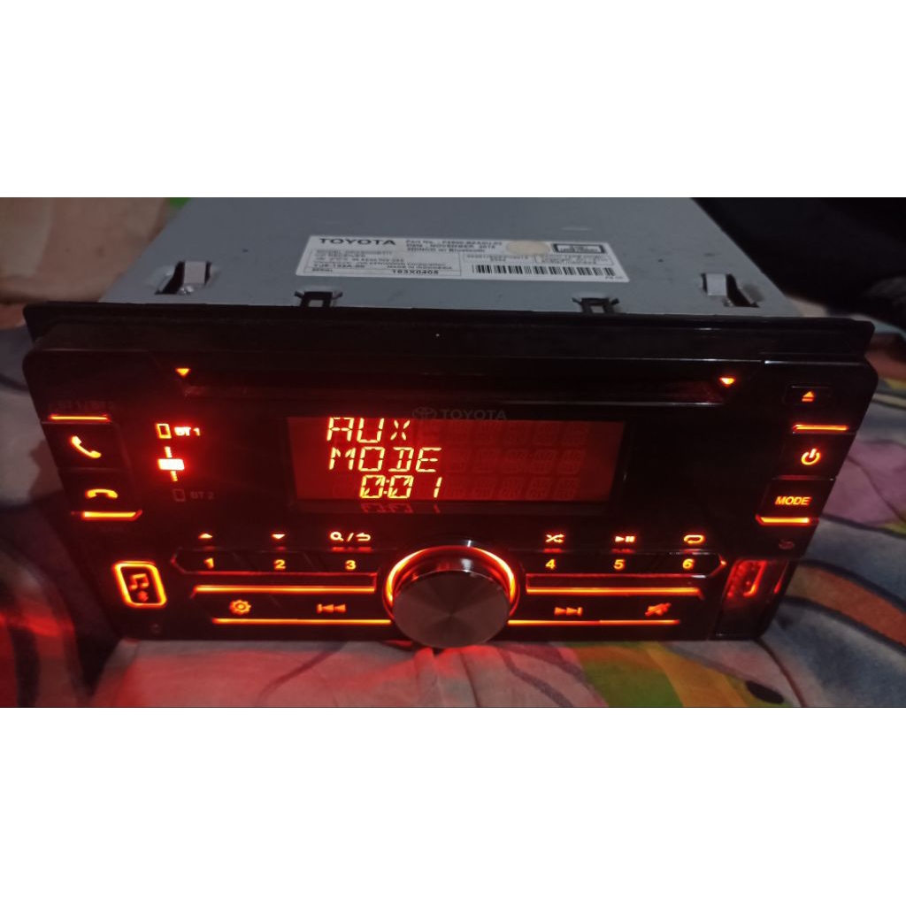 Head Unit Toyota Calya G AT Original