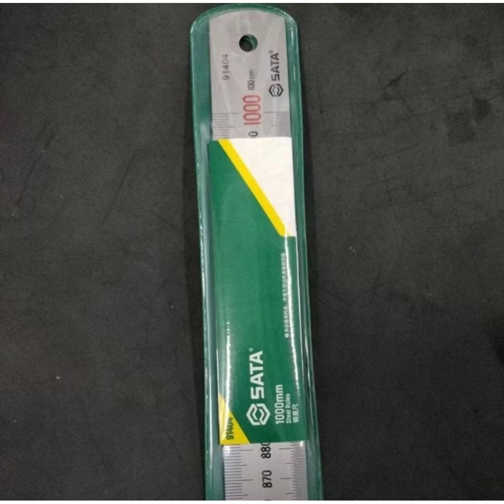 

SATA Penggaris Besi 1000 mm Steel Rules 100cm 91404