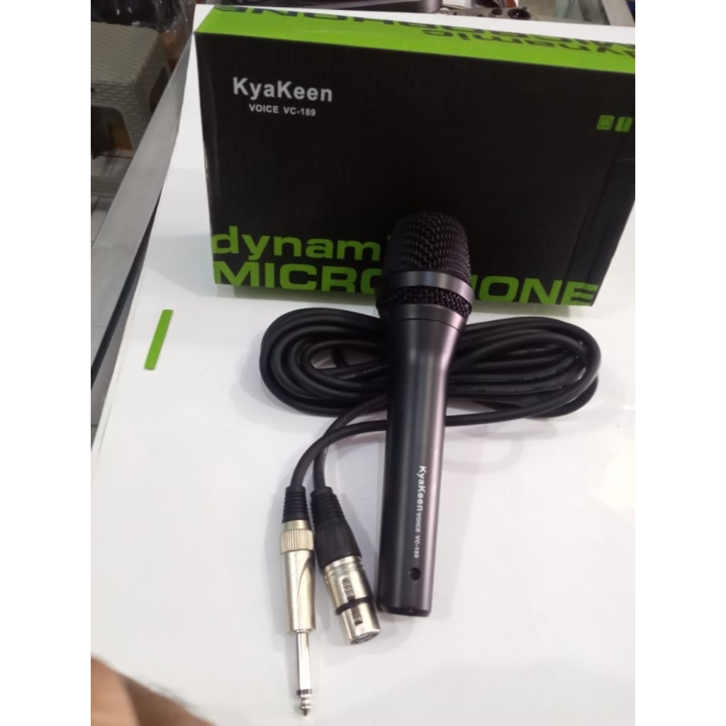 MIC VOCAL DYNAMIC VOICE VC-188 ORIGINAL - Microphone dynamic Vocal Voice original  MIC KABEL