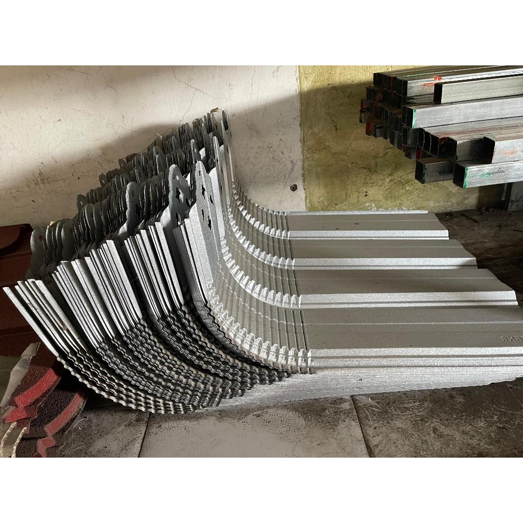 Lukchup_20 Atap Spandek Galvalum Kencana Lengkung Flora Bending Crimpring Az100