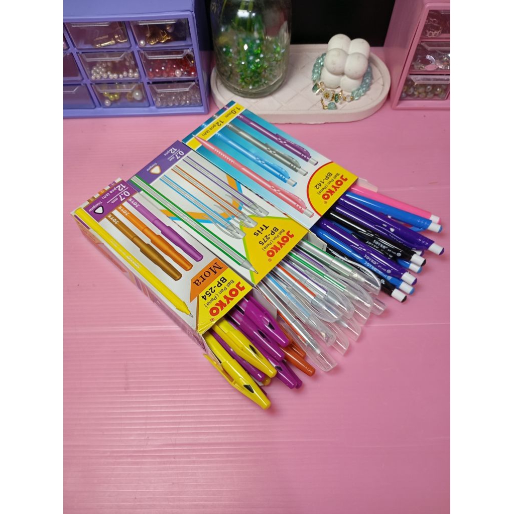 

[Aesthetic by FSs.id] pena/pulpen/ballpoint JOYKO 1 pak 12pcs