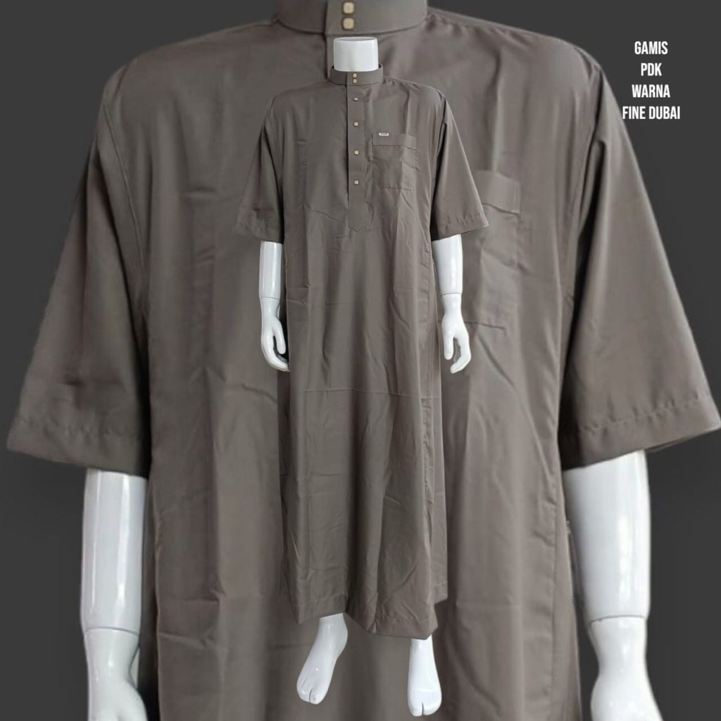 Gamis lengan pendek Premium Pria Dewasa/Jubah lengan pendek Premium Pria Dewasa/Gamis Mumtaza Pria D
